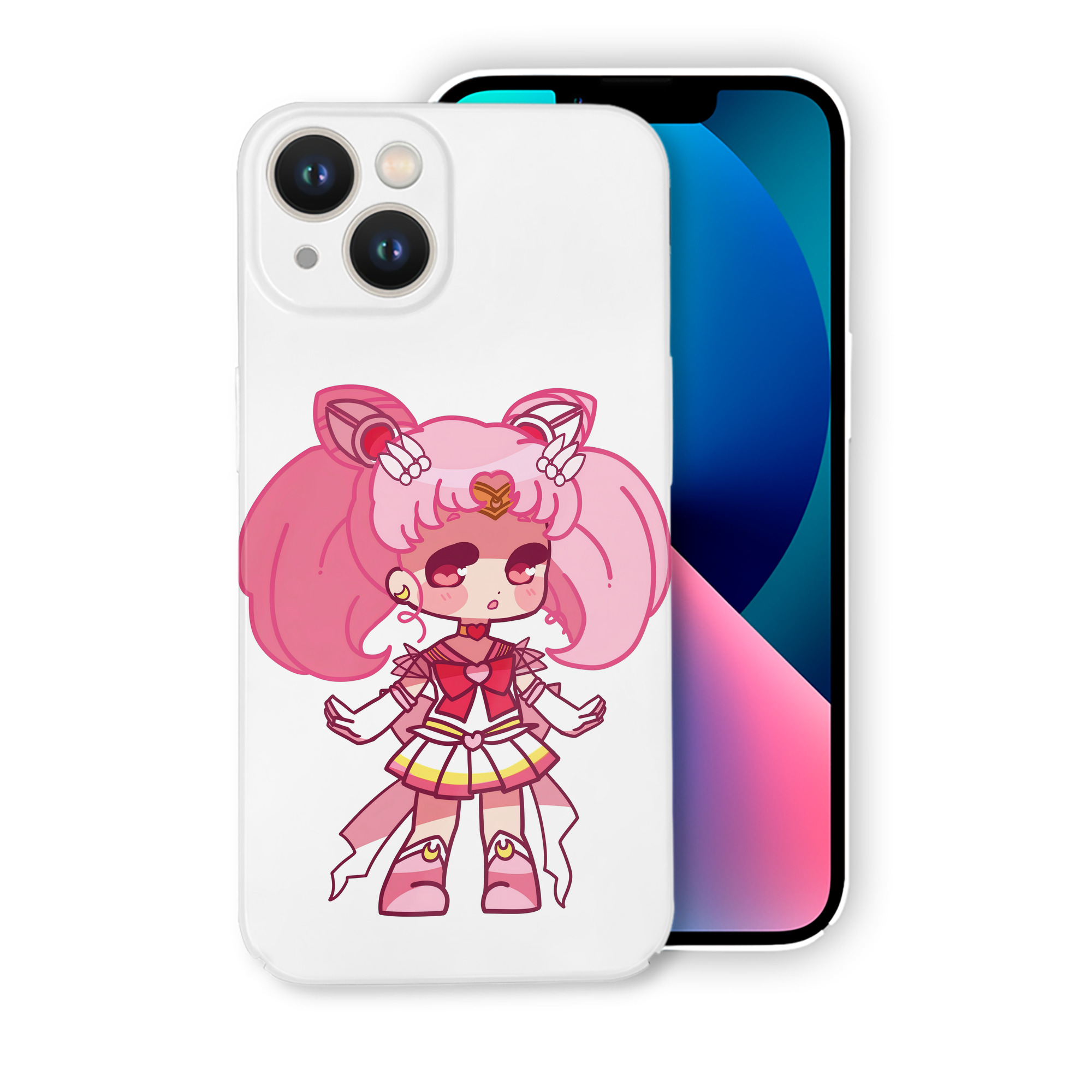 （画像用） 美少女戦士セーラームーン ちびうさ Sailor Moon Chibiusa Tsukino Usagi Small Lady Serenity 【iPhone 14シリーズ対応】ハードケース